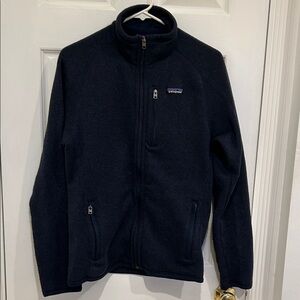 Patagonia Navy Blue Better Sweater Full Zip Jacket, small
